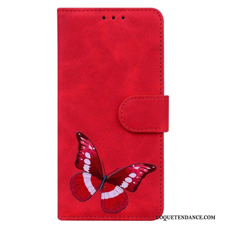 Housse Samsung Galaxy M13 Papillon