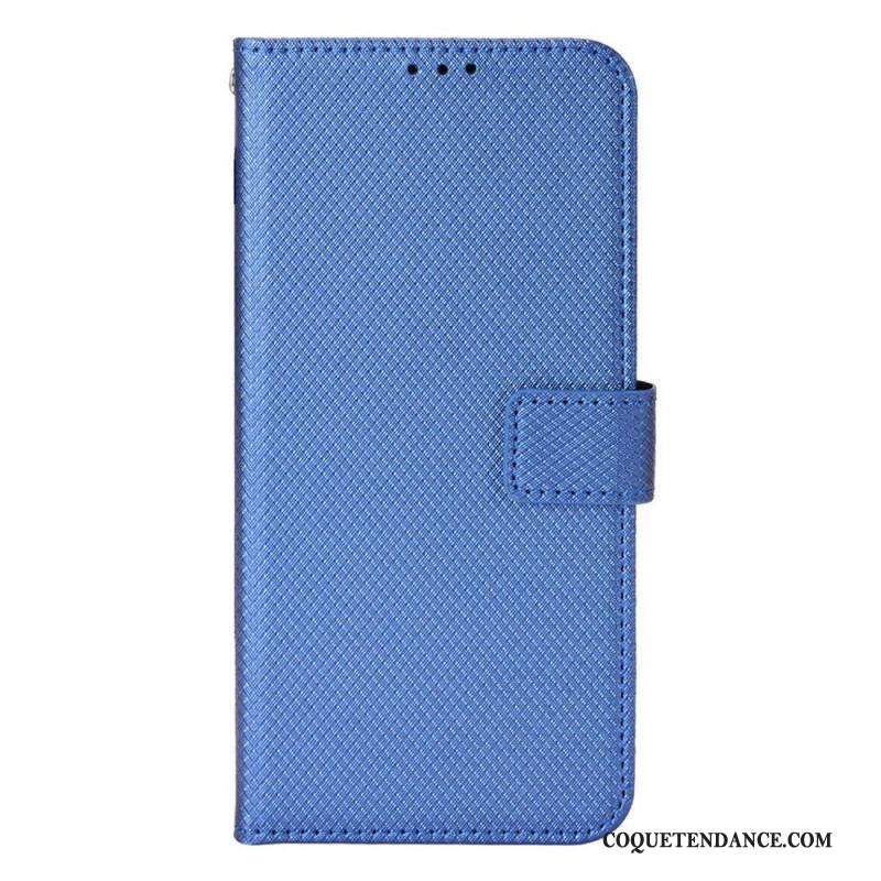 Housse Samsung Galaxy M23 5G Motif Texturé avec Lanière