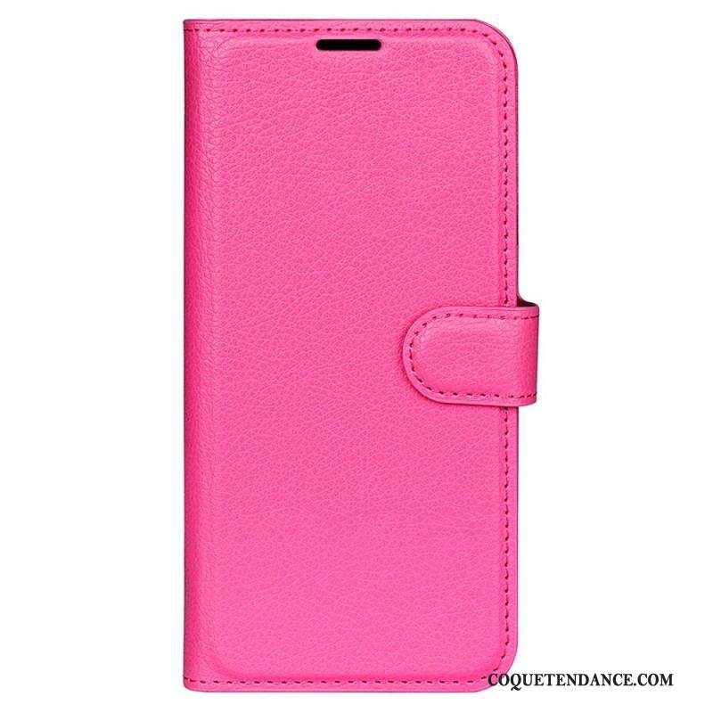 Housse Samsung Galaxy M33 5G Style Cuir Litchi