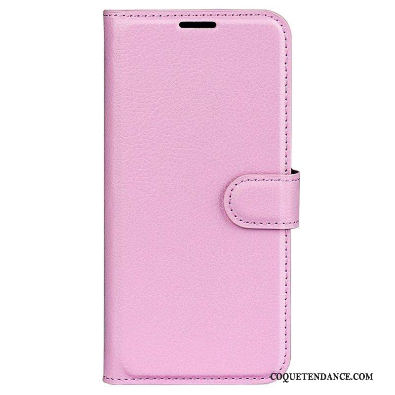 Housse Samsung Galaxy M33 5G Style Cuir Litchi