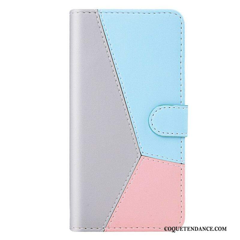 Housse Samsung Galaxy S20 FE Style Cuir Tricolore