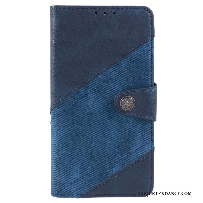 Housse Samsung Galaxy S24 5G Style Jeans Bicolore