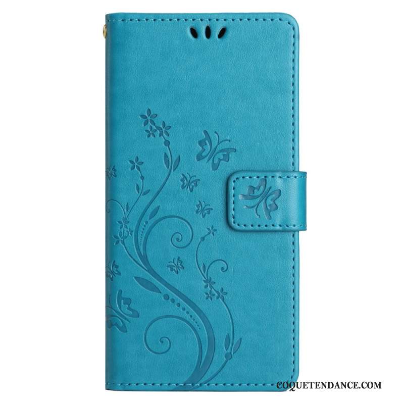 Housse Samsung Galaxy S24 FE Motif de Papillons et Fleurs