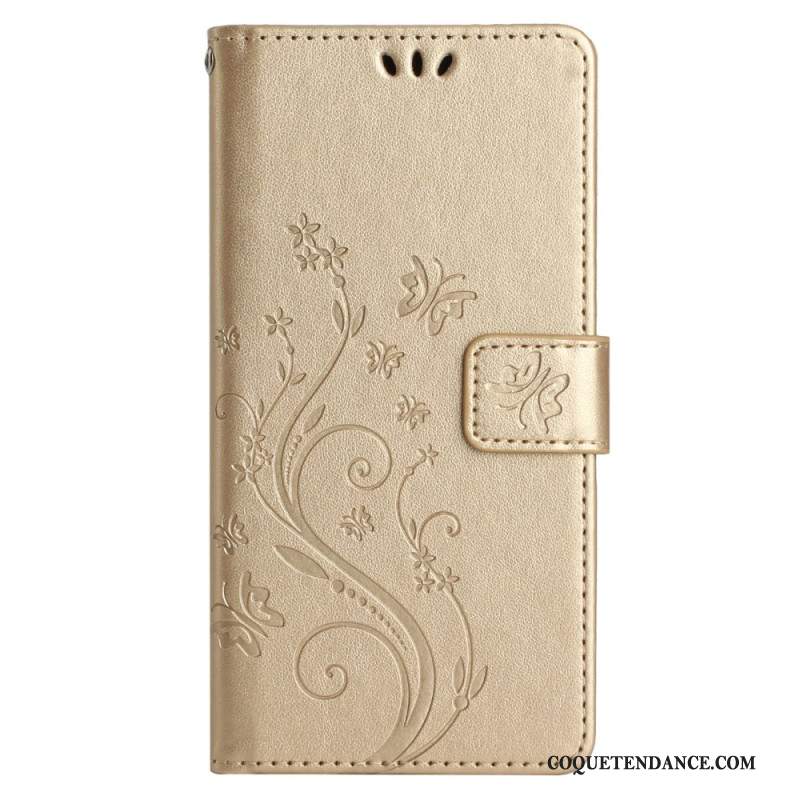 Housse Samsung Galaxy S24 FE Motif de Papillons et Fleurs