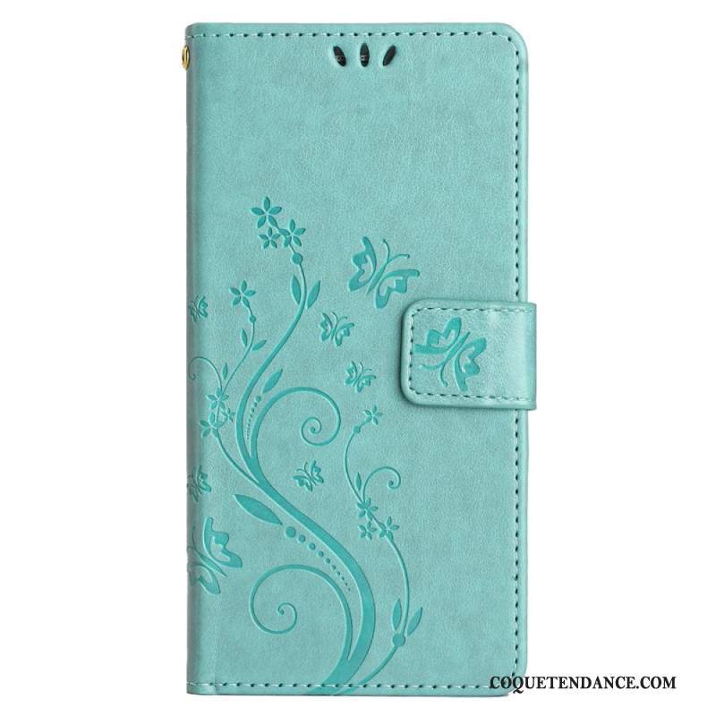 Housse Samsung Galaxy S24 FE Motif de Papillons et Fleurs