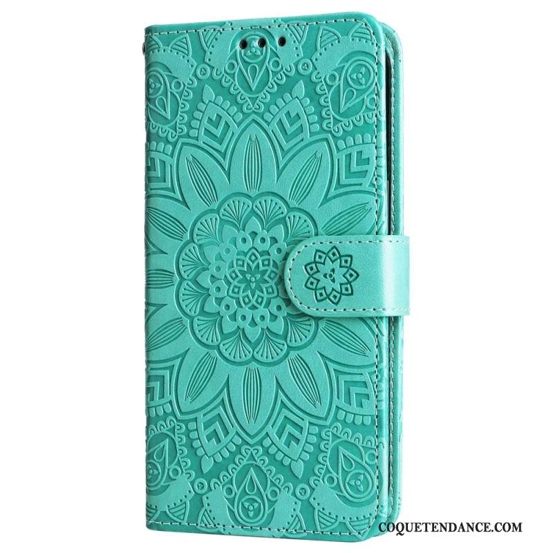 Housse Samsung Galaxy S245G Mandala Flamboyant à Lanière