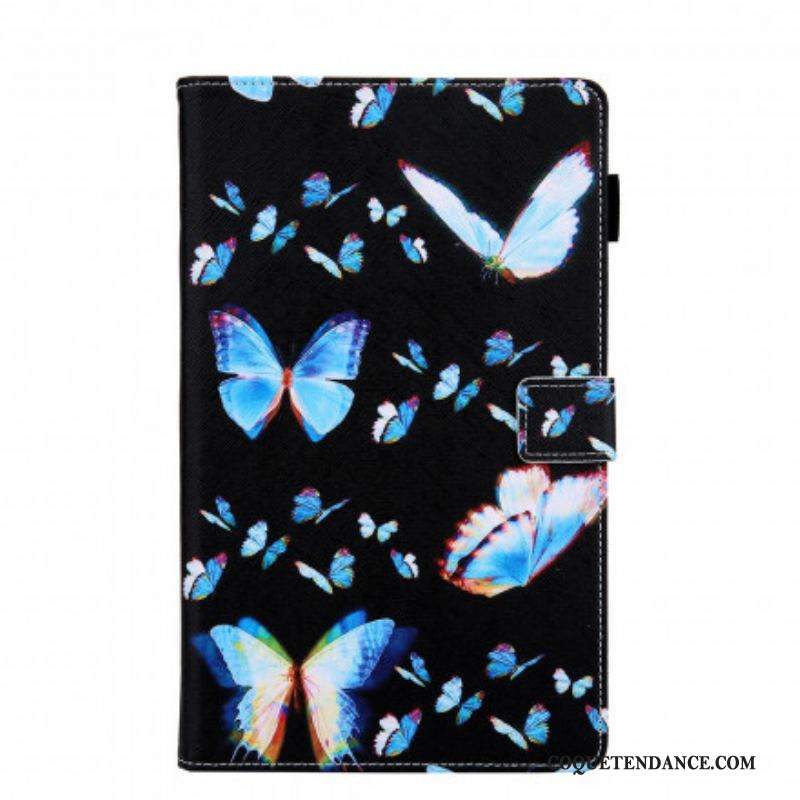 Housse Samsung Galaxy Tab A7 (2020) Multiples Papillons