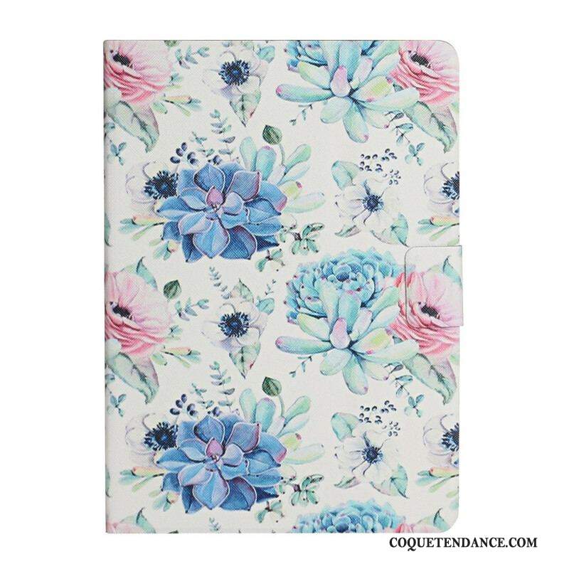 Housse Samsung Galaxy Tab A7 Lite Fleurs Fleurs Fleurs