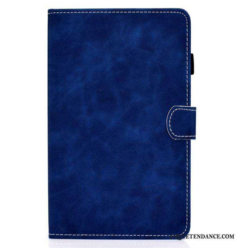 Housse Samsung Galaxy Tab A8 (2021) Effet Cuir Design Vintage