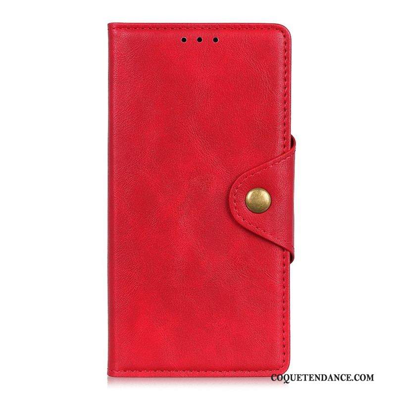 Housse Sony Xperia 1 IV Simili Cuir Bouton