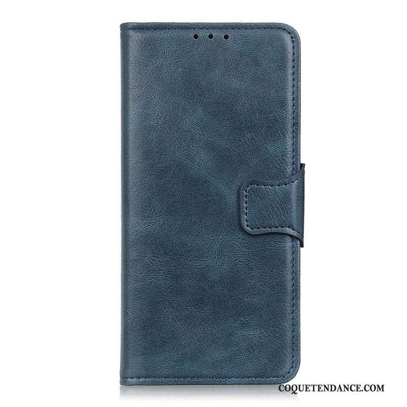 Housse Sony Xperia 1 IV Style Cuir Fermoir Réversible