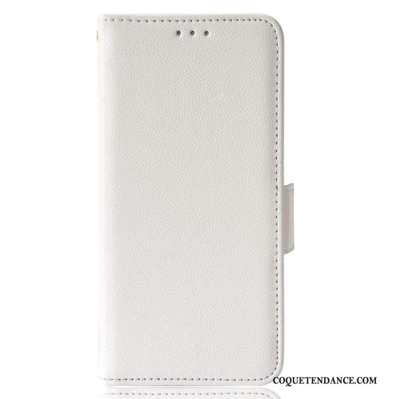 Housse Sony Xperia 1 IV Style Cuir Litchi Traditionnel