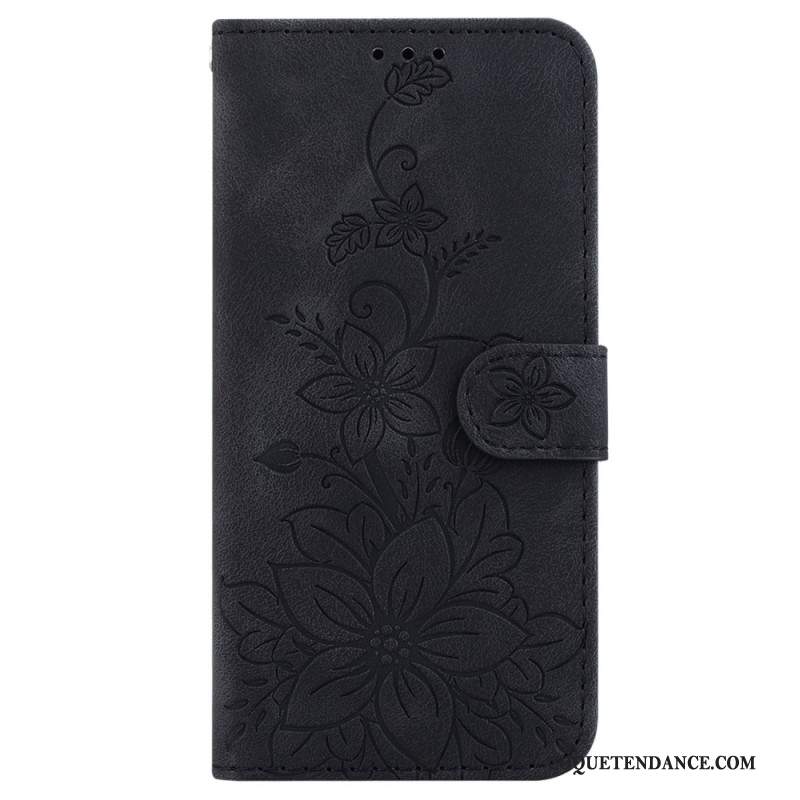 Housse Sony Xperia 1 VI Motif Floral à Lanière