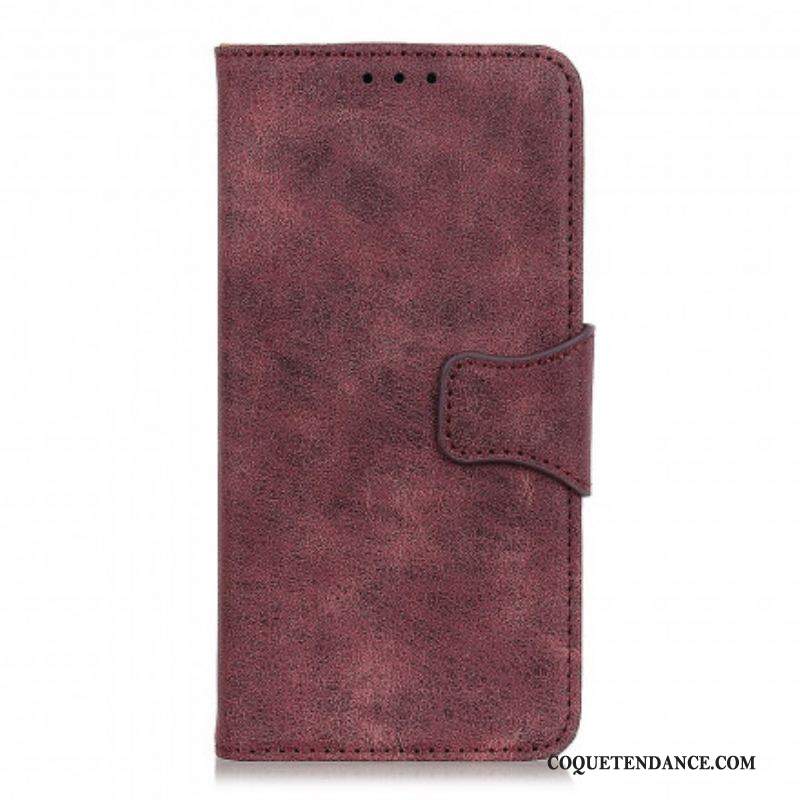 Housse Sony Xperia 10 III Cuir Fendu Vintage