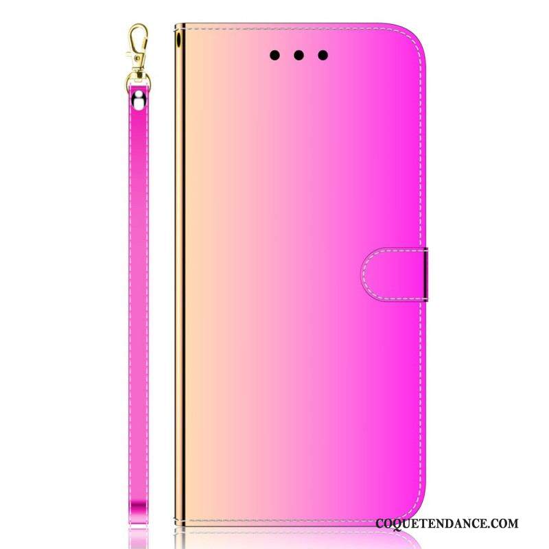 Housse Xiaomi 12 Pro Simili Cuir Couverture Miroir