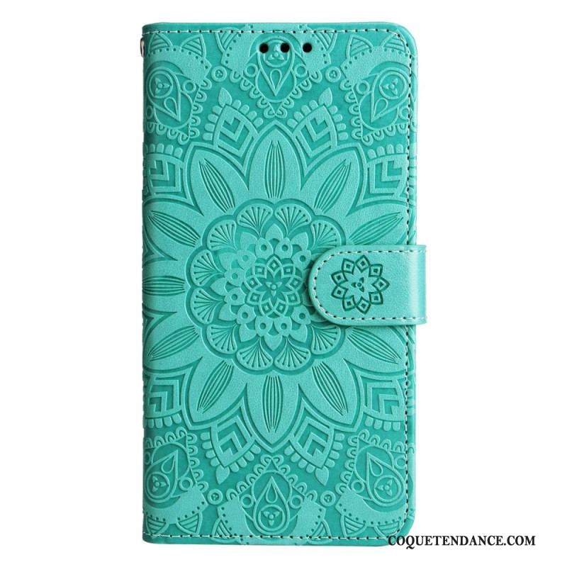 Housse Xiaomi 13 Mandala Soleil avec Lanière