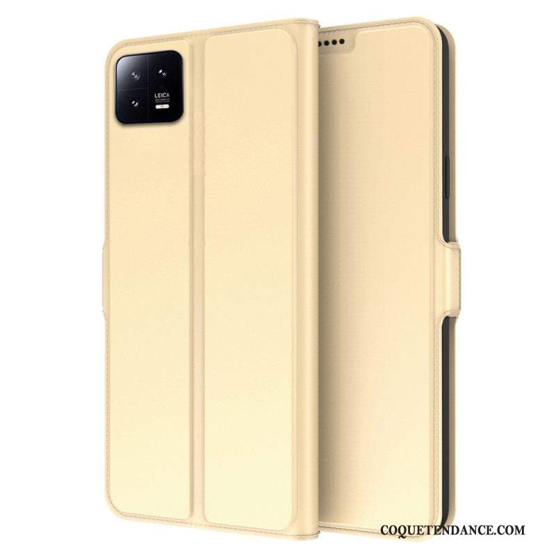 Housse Xiaomi 13 Pro Effet Cuir Slim