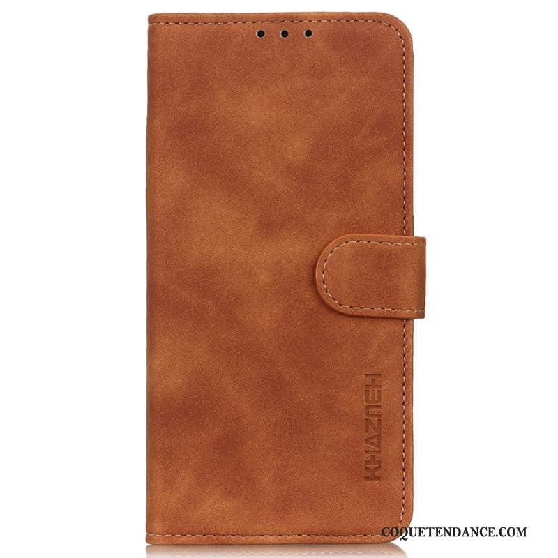 Housse Xiaomi 14 Pro Simili Cuir Vintage KHAZNEH