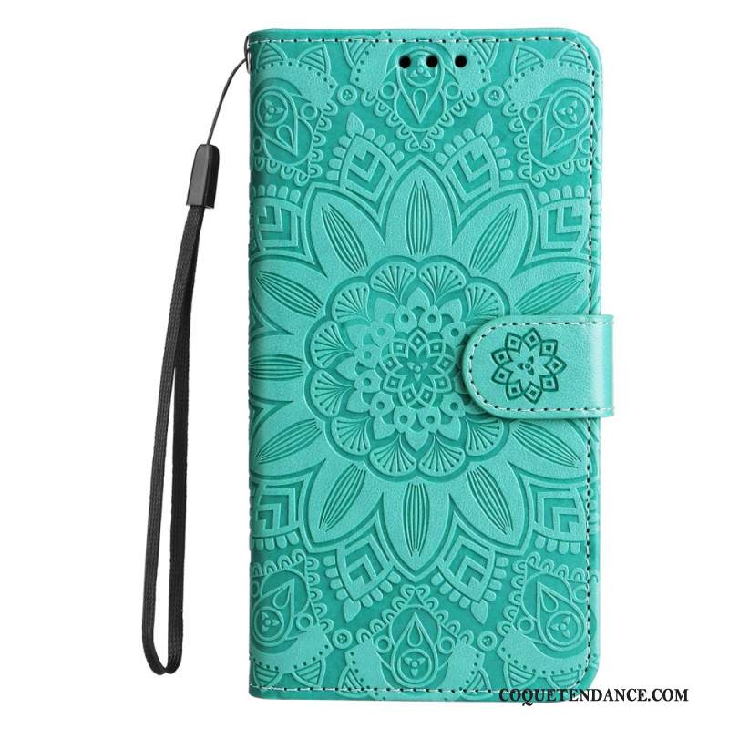 Housse Xiaomi 14T Pro Motif Mandala à Lanière