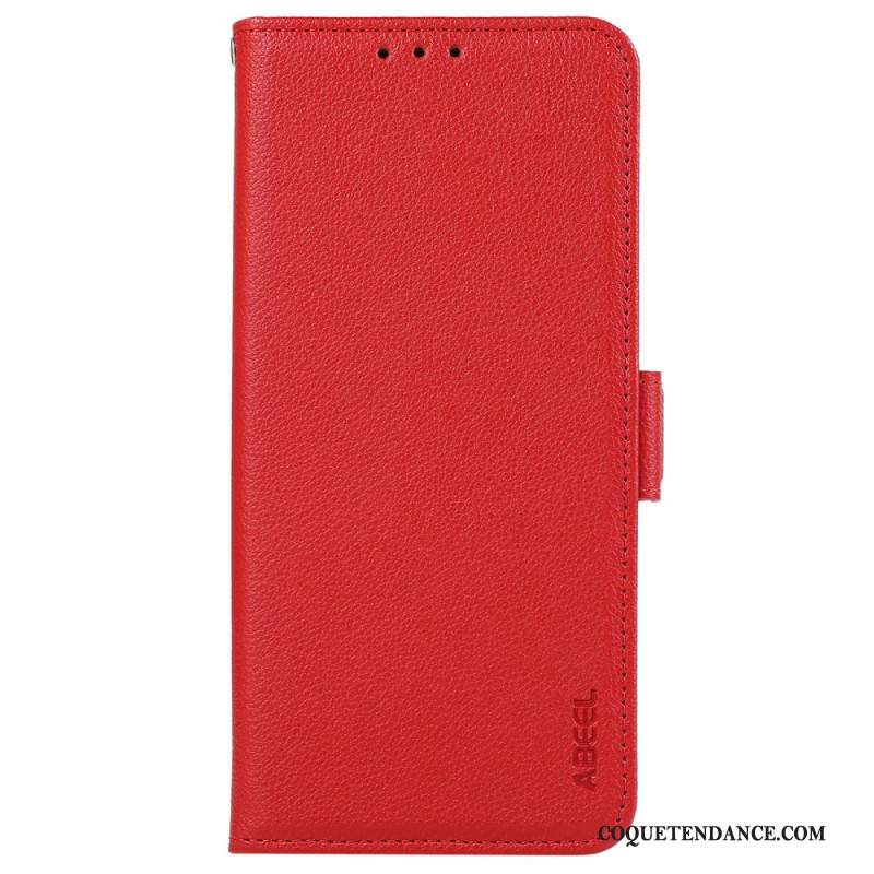 Housse Xiaomi 14T Pro Texture Cuir et Protection RFID ABEEL