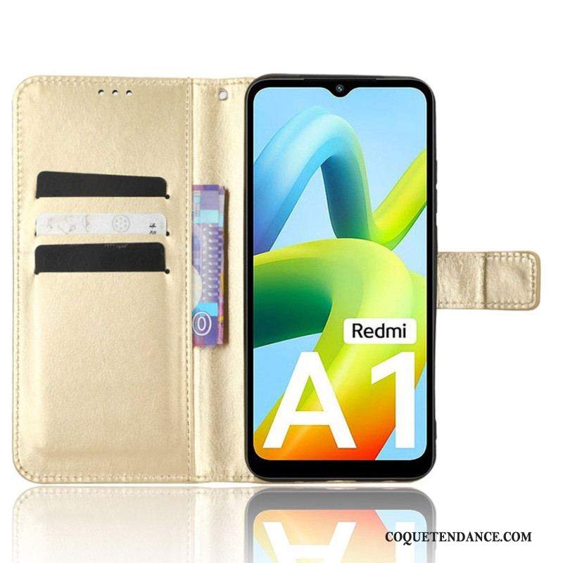 Housse Xiaomi Redmi A1 Simili Cuir Flashy