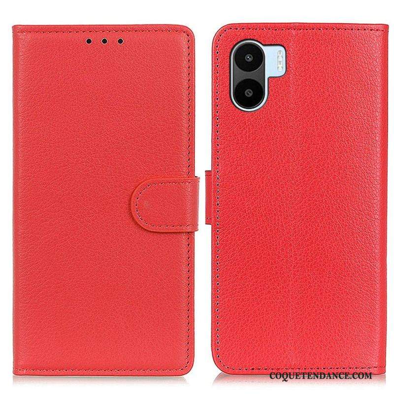 Housse Xiaomi Redmi A1 Simili Cuir Litchi