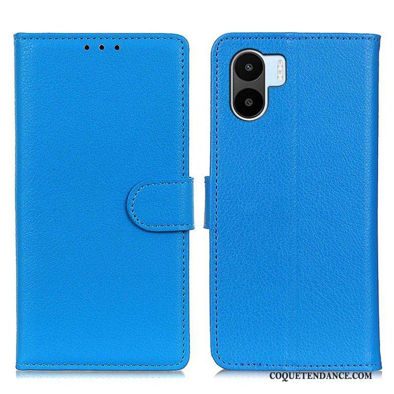 Housse Xiaomi Redmi A1 Simili Cuir Litchi