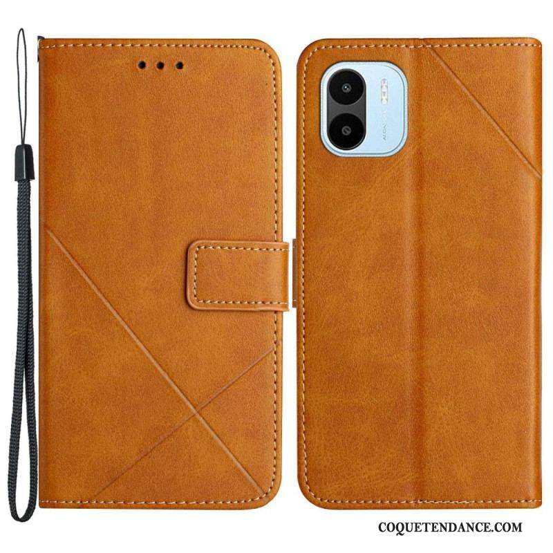 Housse Xiaomi Redmi A1 Style Cuir Géo X Design