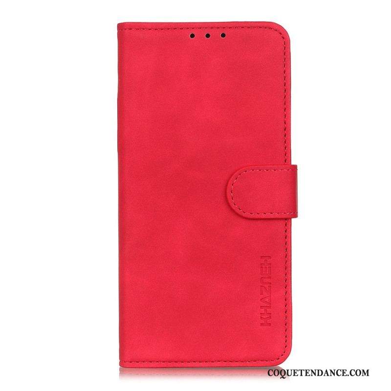 Housse Xiaomi Redmi Note 11 Pro / Note 11 Pro 5G Effet Cuir Vintage KHAZNEH