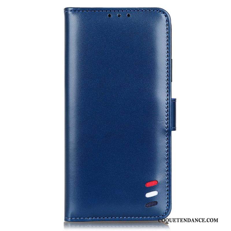 Housse Xiaomi Redmi Note 11 Pro Plus 5G Effet Cuir Tricolore