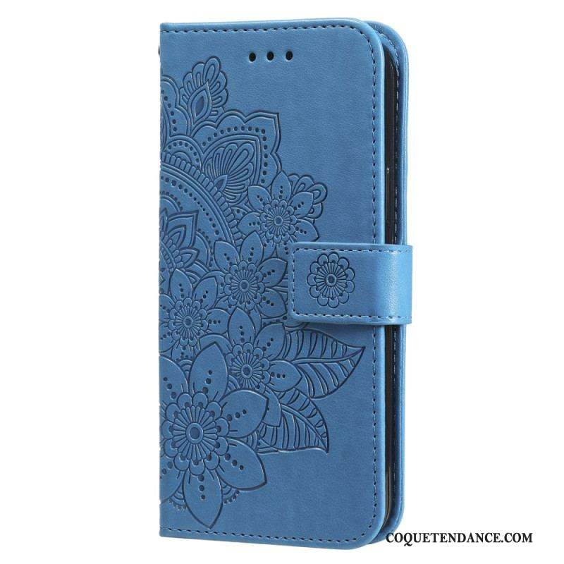 Housse Xiaomi Redmi Note 12 Pro Plus Fleur Mandala à Lanière