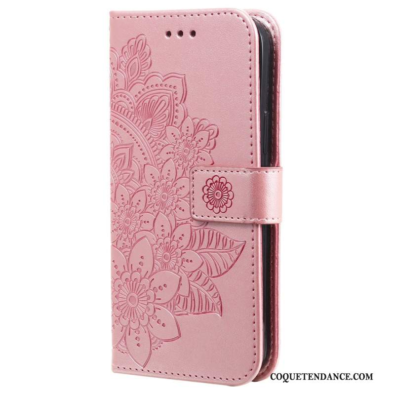 Housse Xiaomi Redmi Note 13 4G Style Floral à Lanière