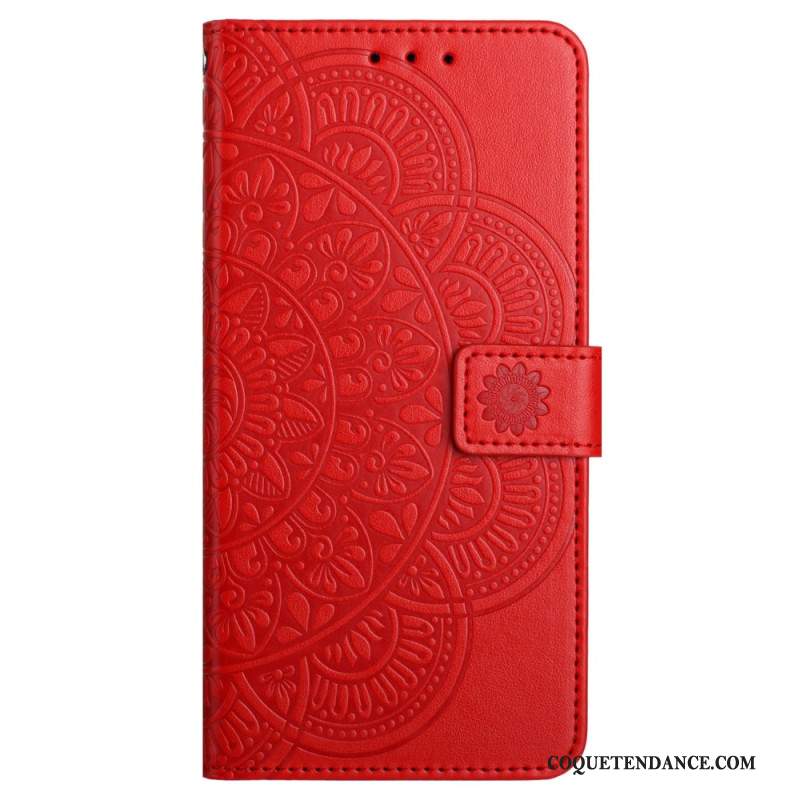 Housse Xiaomi Redmi Note 13 5G Impression Mandala avec Lanière