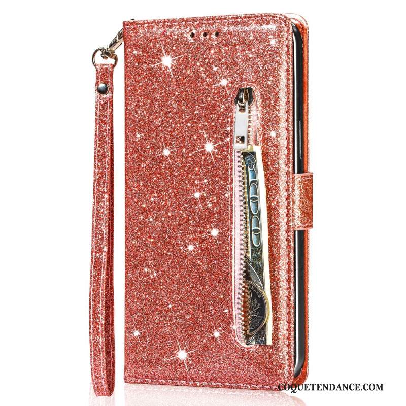 Housse Xiaomi Redmi Note 13 5G Pochette Frontale Paillettes