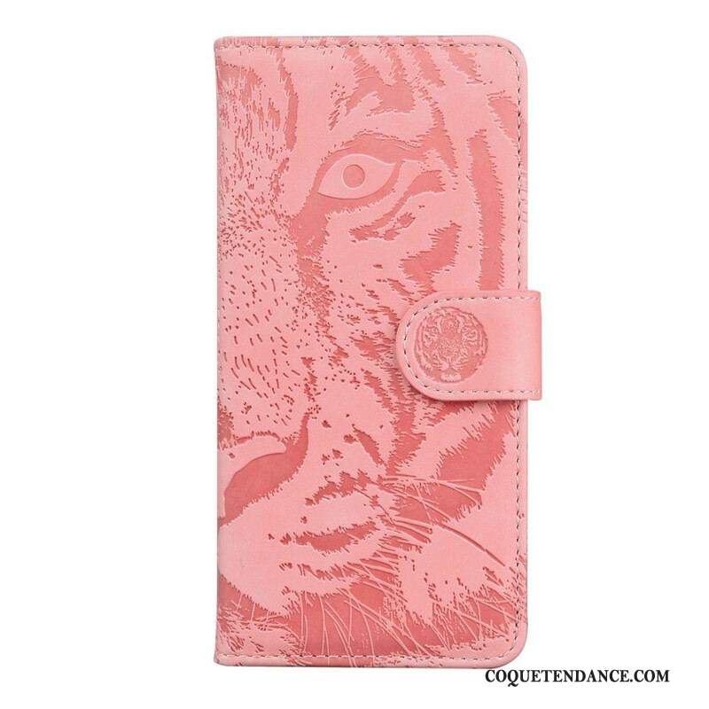 Housse iPhone 13 Mini Empreinte Face de Tigre