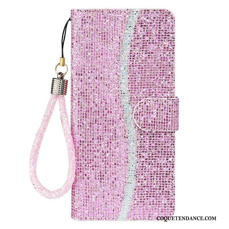 Housse iPhone 13 Mini Paillettes S Design