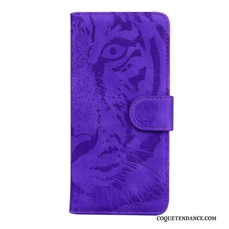 Housse iPhone 13 Pro Empreinte Face de Tigre