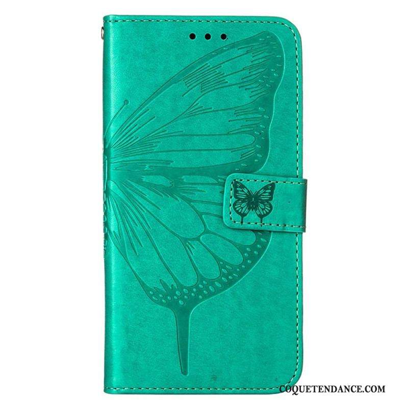 Housse iPhone 14 Pro Max Papillon Baroque à Lanière