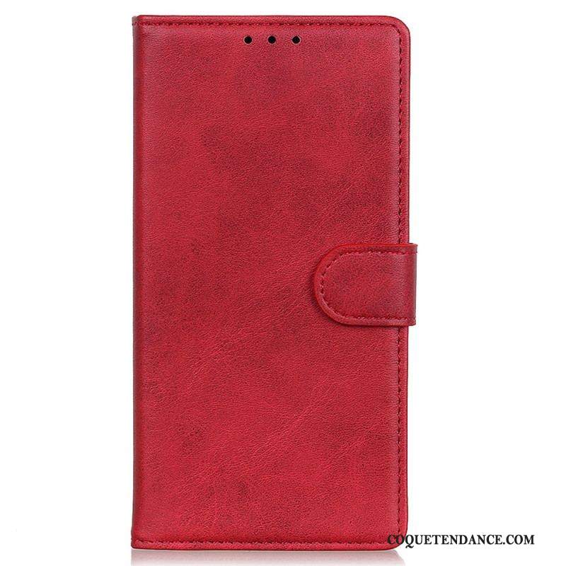 Housse iPhone 15 Simili Cuir Mat