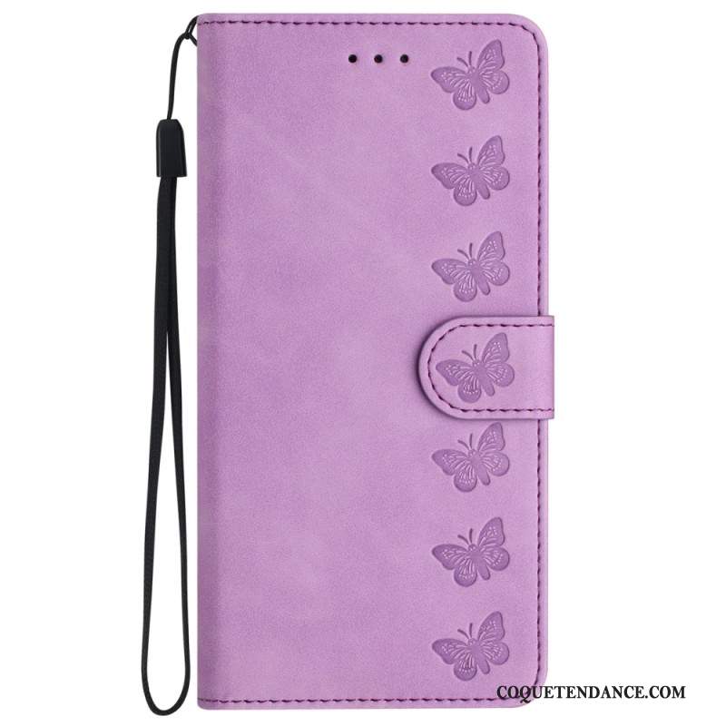 Housse iPhone 16 Frise Papillons