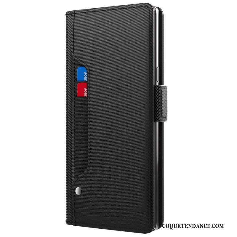 Housse iPhone 16 Miroir et Porte-Cartes