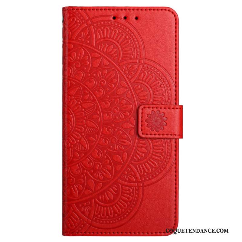 Housse iPhone 16 Motif Mandala à Lanière