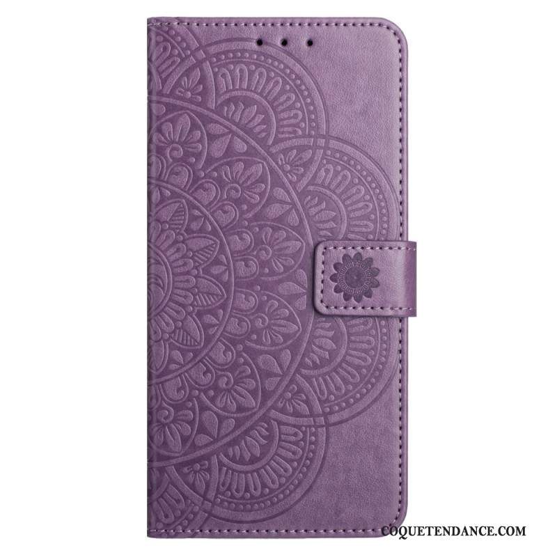 Housse iPhone 16 Motif Mandala à Lanière