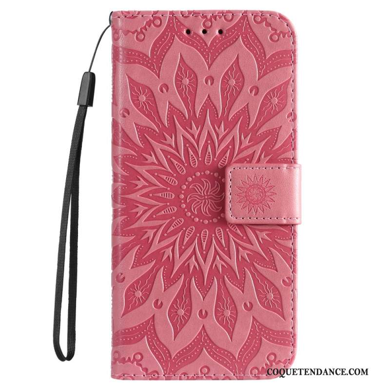 Housse iPhone 16 Plus Motif Mandala avec Lanière