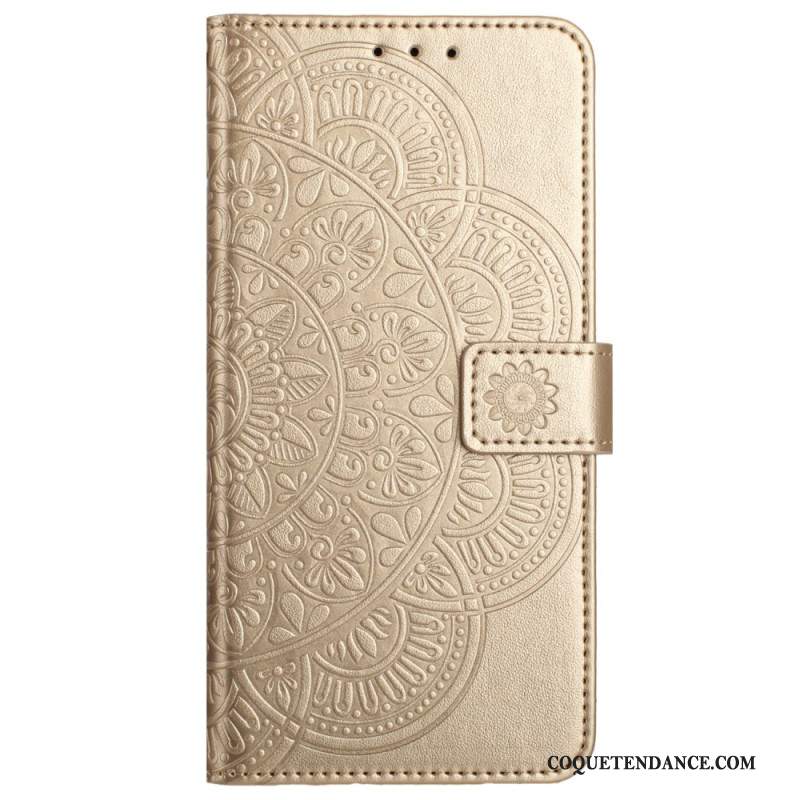 Housse iPhone 16 Plus Motif Mandala à Lanière