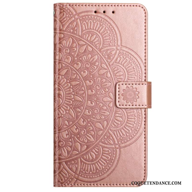 Housse iPhone 16 Plus Motif Mandala à Lanière