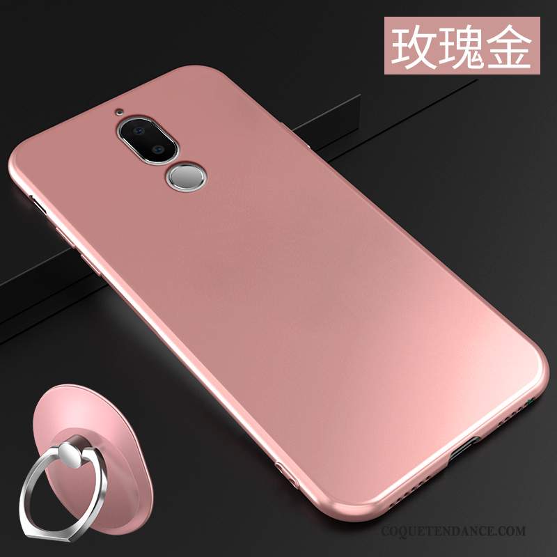 Huawei Mate 10 Lite Coque Silicone Simple Délavé En Daim Rose Incassable