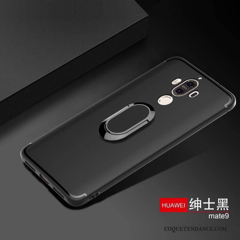 Huawei Mate 9 Coque Protection Anneau Étui Noir Très Mince