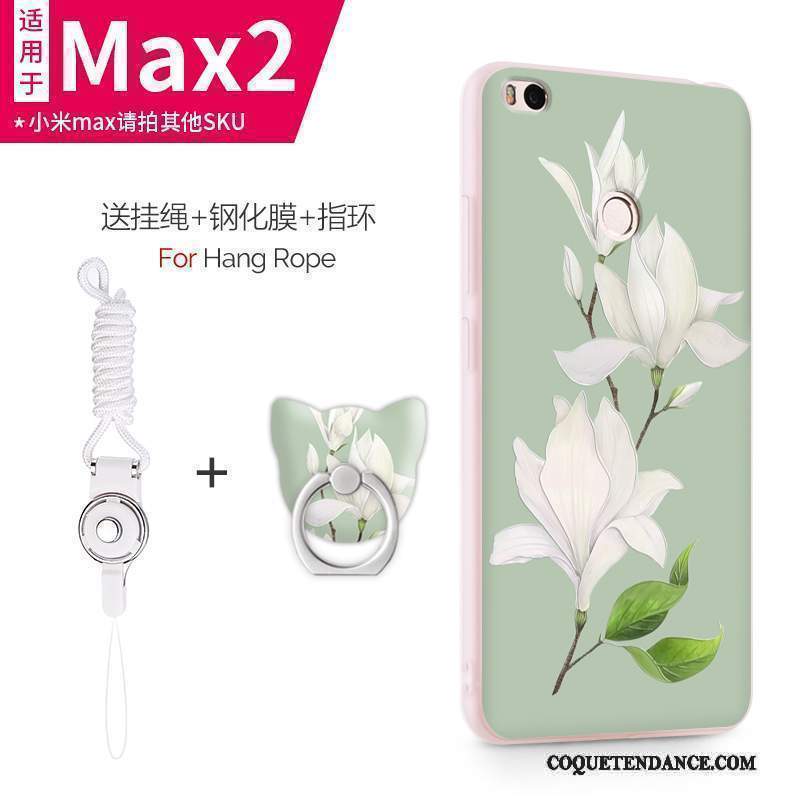 Mi Max 2 Coque Bleu Clair Personnalité Protection De Téléphone Petit