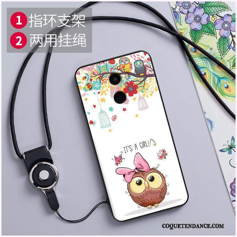 Mi Mix 2 Coque Incassable Ornements Suspendus Gaufrage Dessin Animé Multicolore